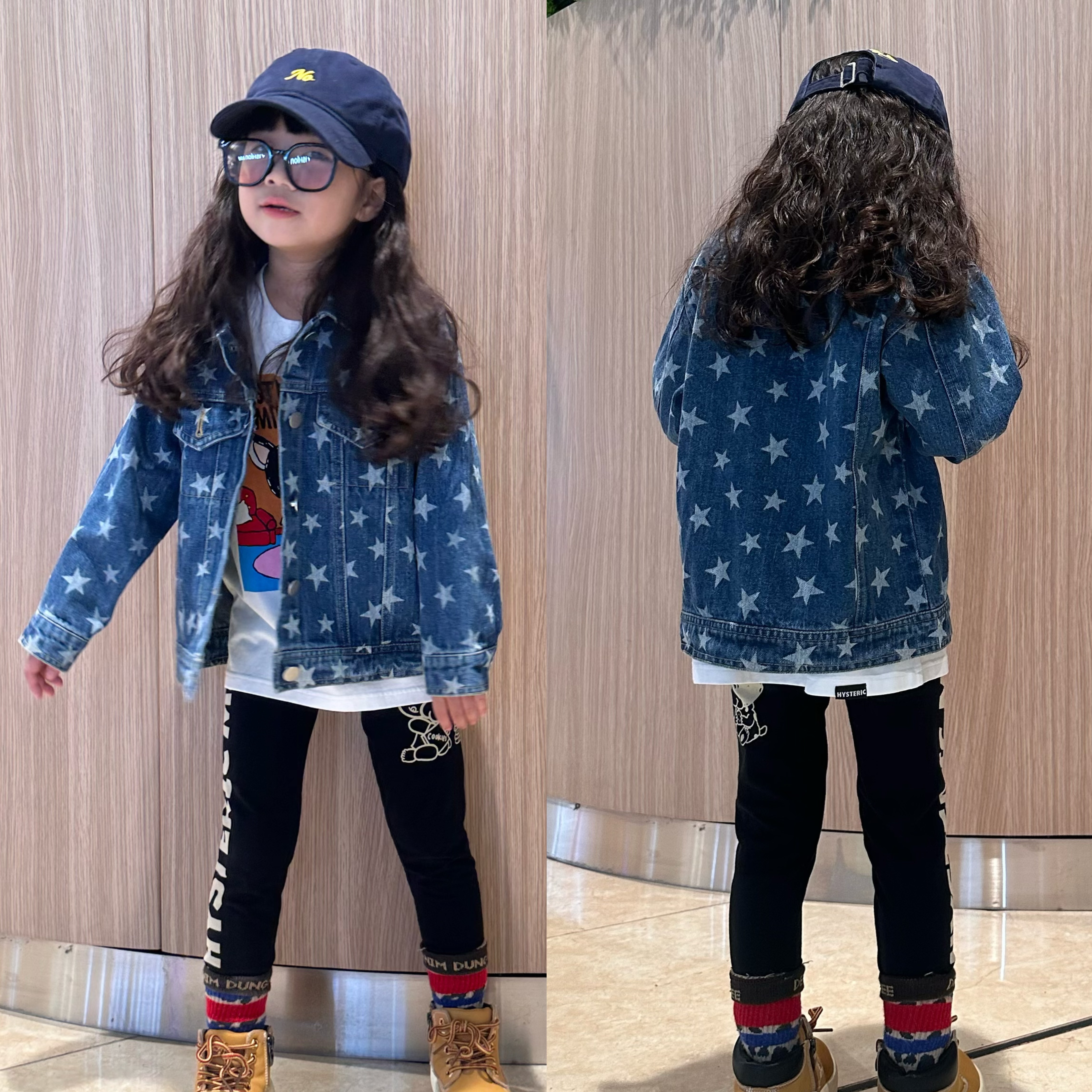 闲闲家日系小众中古款牛仔外套