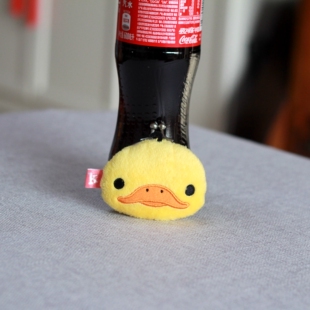 日单孤品 萌化了小鸭子公仔小黄鸭口金包硬币包零钱包毛绒玩具
