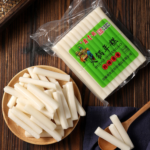 韩式年糕条切片水磨年糕真空包