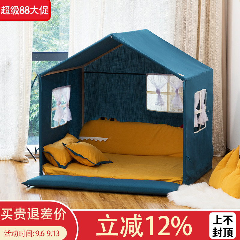 家用帐篷室内儿童宝宝分床神器帐篷游戏屋超大房子女孩梦幻玩具屋