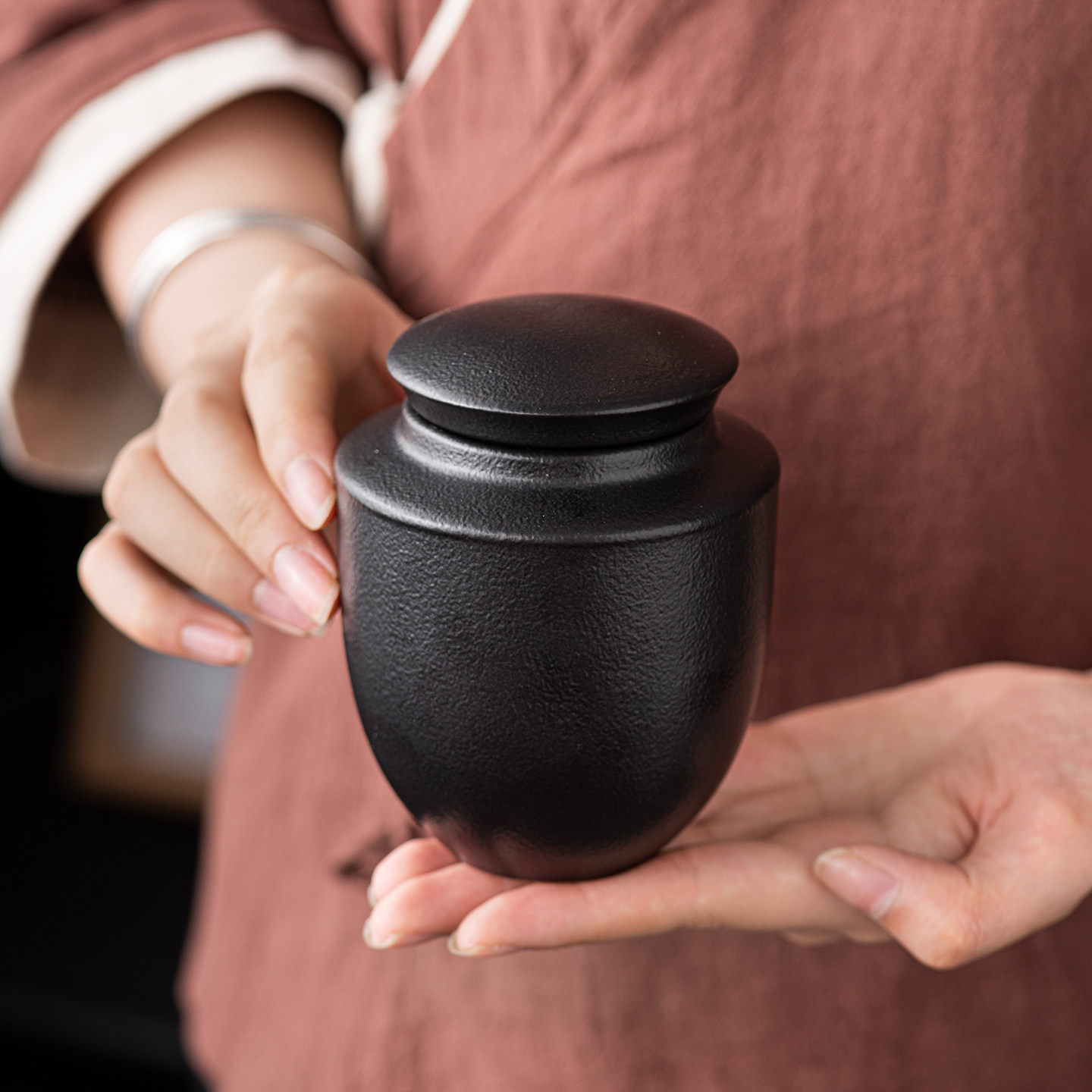 通用型绿茶红茶密封罐收纳罐子图片