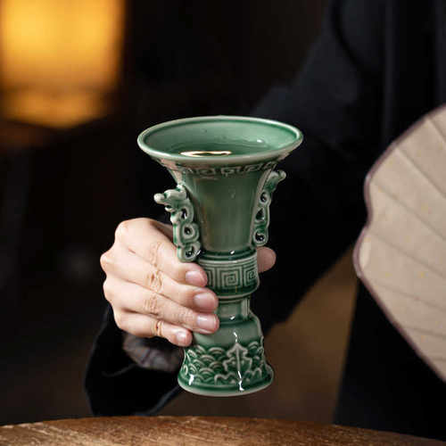 酒杯仿古觚杯创意个性大容量二两