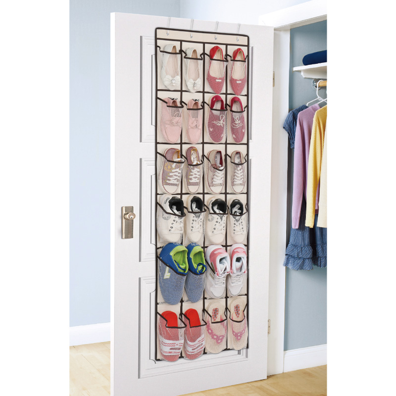 门后鞋子收纳挂袋墙壁挂式毛绒公仔整理神器宿舍布艺杂物储物袋兜