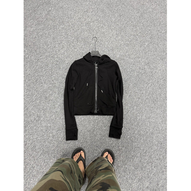 Minimal 水洗连帽大拉链卫衣