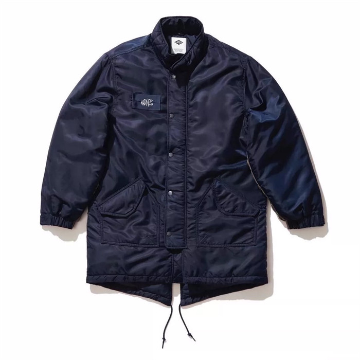现货 余文乐QUILTED 改良版 M65 FISHTAILPARKA 夹棉鱼尾大衣棉服