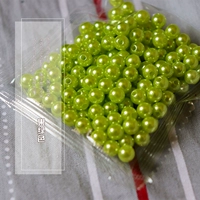 6 -миллиметровый имитационный жемчужный фрукт зеленый