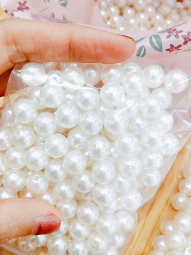 Белые бусины ручной работы, украшение-шарик, браслет из бисера, аксессуар, плетеные аксессуары, цвет, подарок на день рождения, DIY