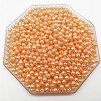 6 -миллиметровый имитационный жемчужный оранжевый 1 кот из 4400