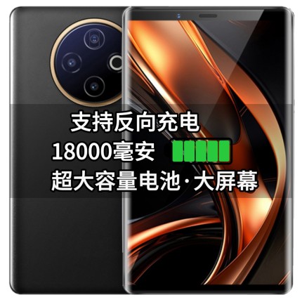 全网通5G18000电池超长待机指纹红外遥控8.9寸大屏智能大内存手机