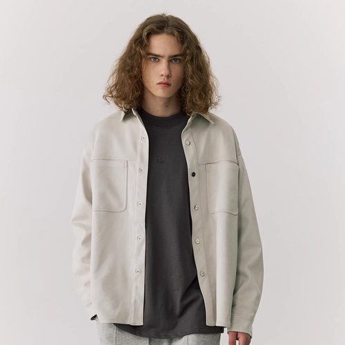 kith复古麂皮绒夹克衬衫