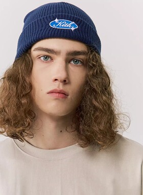 KITH刺绣冷帽高街男女情侣针织毛线帽男士百搭保暖潮牌美式滑雪帽