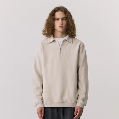 POLO衫男长袖秋季新款拉链卫衣