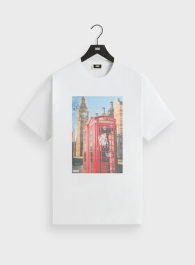 KITH&Kin复古电话亭印花T恤