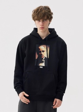 KITH Godfather 教父联名连加厚帽卫衣黑帮电影男女情侣套头帽衫
