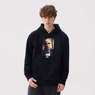 教父联名连加厚帽卫衣黑帮电影男女情侣套头帽衫 KITH Godfather