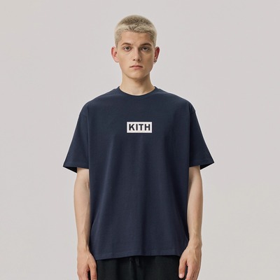KITHbox植绒印花短袖男