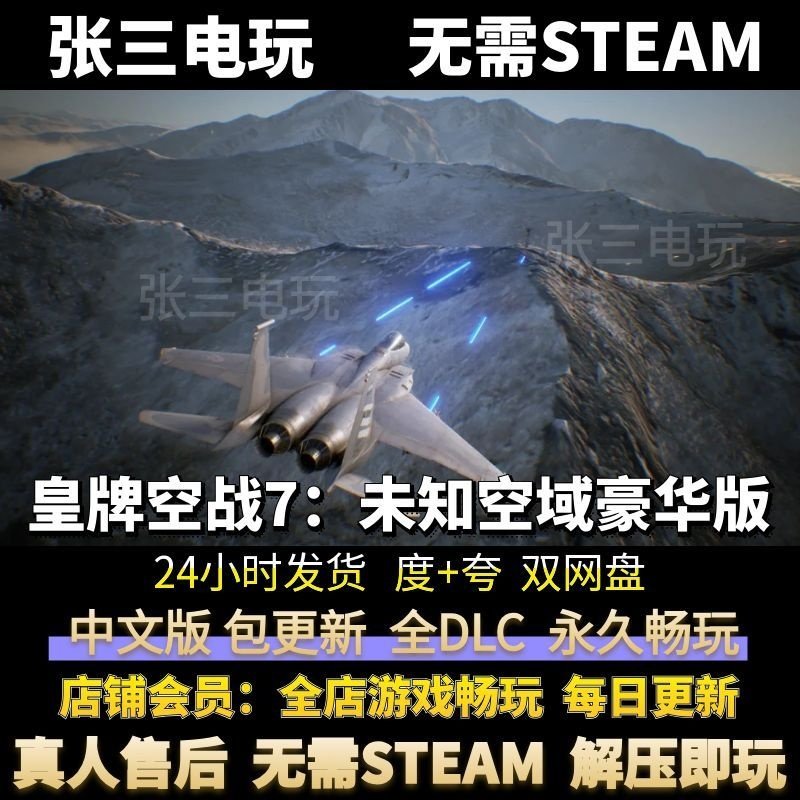 皇牌空战7未知空域豪华版全DLC中文单机包更新PC电脑游戏免steam