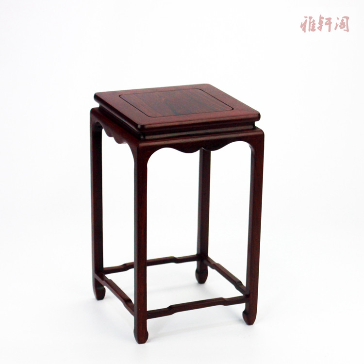 红酸枝明式底座红木小几多肉盆景瓶小架红木质底座,家居饰品,木雕,淘宝优惠券,粉丝福利购,淘宝优惠卷