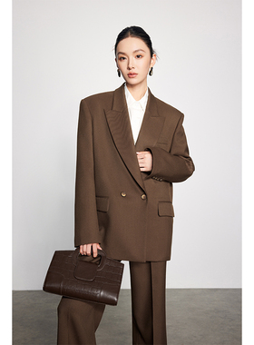 西装套装女春秋休闲修身显瘦职场穿搭高端商务轻奢美女神范正装