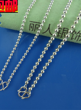 佛珠项链长短款儿童银饰包邮