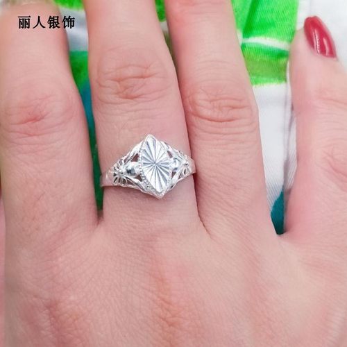 999纯银手工戒指女款狐狸孔雀