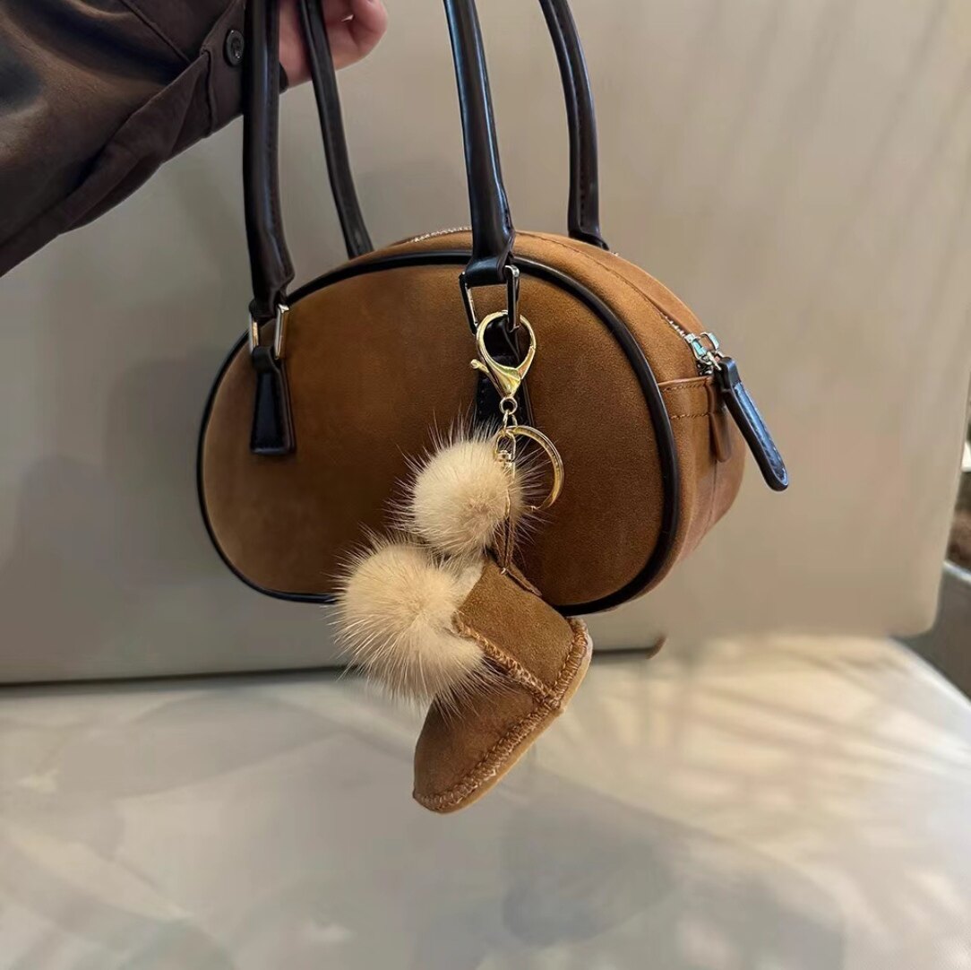 Trending Mini Mittens and Boots Plush Bag Charm Keychain - Product image 5