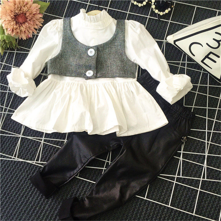 Chemise fille à manche longue - Ref 2086777 Image 1