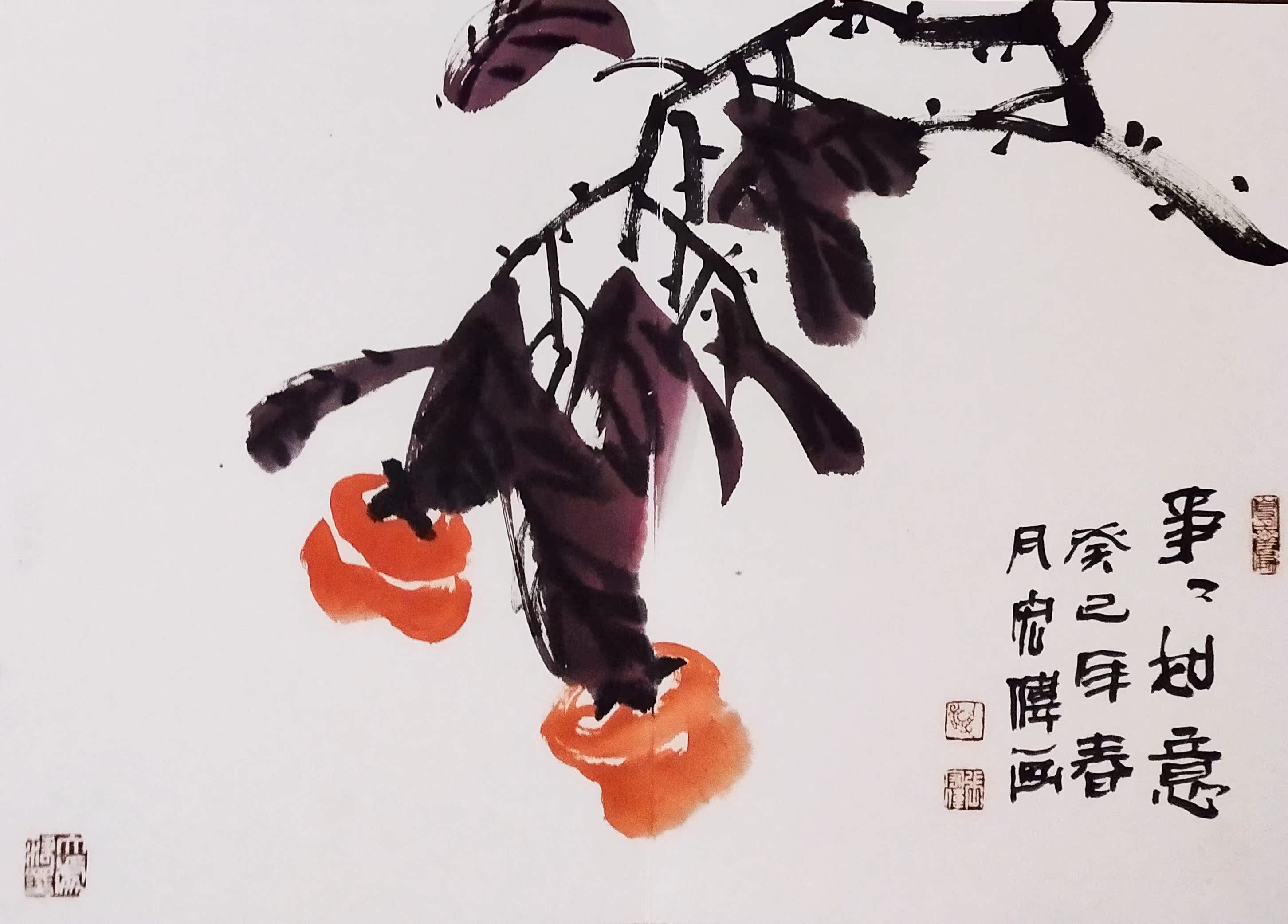 中国美协会员张宏伟花鸟画手绘真迹字画书房客厅办公室装饰画挂画
