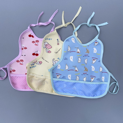 系带宝宝围兜防水口水巾围嘴围脖