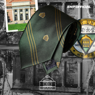 【东南大学领带】中国学院风 ENP原创设计 桑蚕丝 纯羊毛内衬