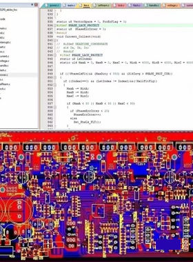 量产电动车控制器方案  ad格式原理图和pcb源文件， keil版本源代