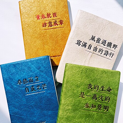 玄潮杜邦纸环保封面励志手账本