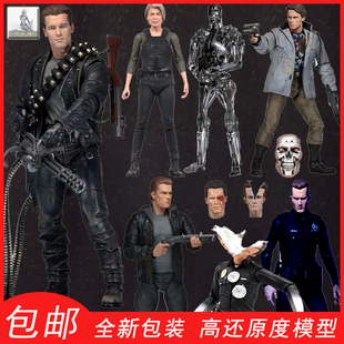 终结者阿诺T800骨架模型T 1000手办老年萨拉康纳摆件施瓦辛格周边