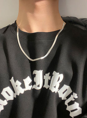 男生脖子挂饰ins风项链男t恤上戴