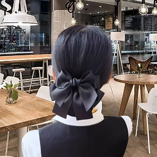 女士高级上班头花网兜法网空姐专用发网高端带酒店服务员餐饮前台