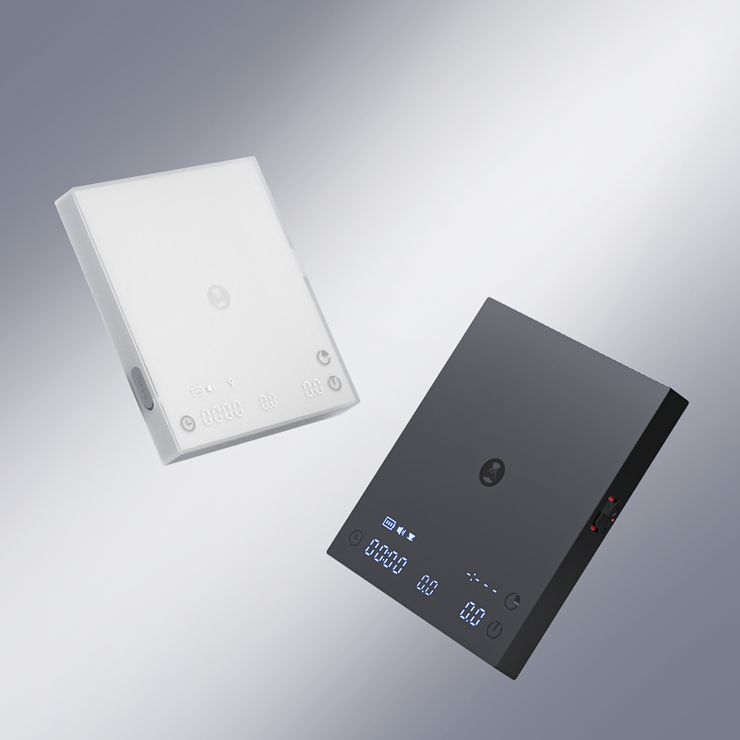 泰摩黑镜BASIC3咖啡电子秤 意式手冲器具专用 咖啡豆克称称重计时