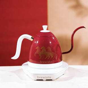 Brewista马年限定智能控温手冲咖啡壶家用不锈钢温控壶长嘴b壶Pro
