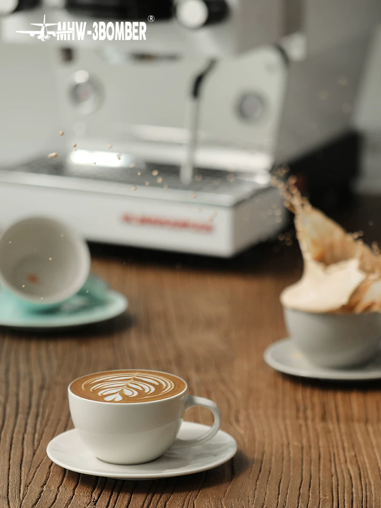 MHW-3BOMBER bombers coffee cup Mars Mars Cup ceramic cup with iron cup pull flower cup 300ml
