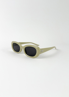 奶油感欧美风椭圆gm墨镜女方圆脸显瘦太阳眼镜凹造型高级感2025款