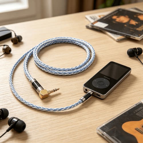 耳放车载MP33.5mm镀银AUX3节