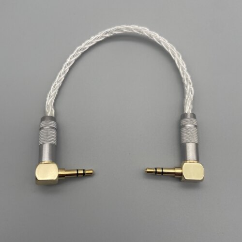 铜镀银罗德麦克风3.5音频线