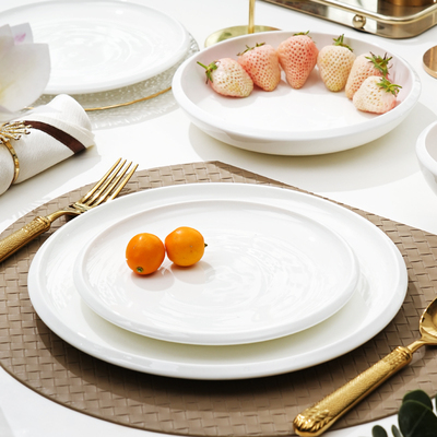 优质无铅骨瓷西餐牛排盘摆台餐具