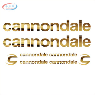 新佳能戴尔cannondale自行车贴标车架防水转印贴纸DIY装饰贴花
