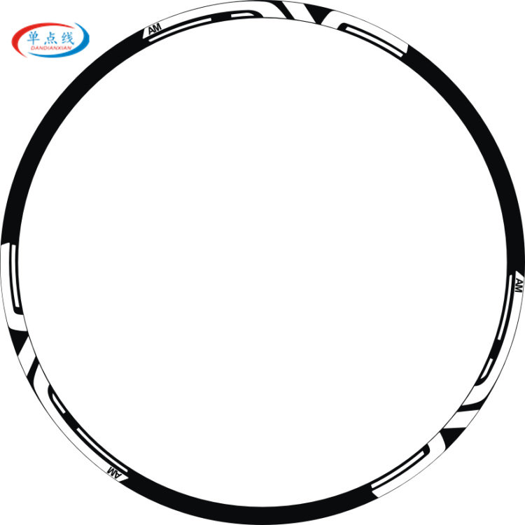 ENVE am山地车碟刹油刹轮组贴纸自行车轮毂轮框轮子镂空雕刻转印