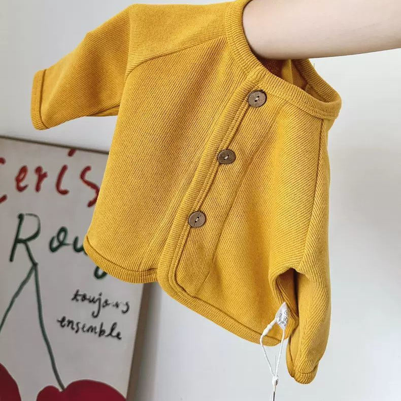 婴儿长袖开衫外套春秋装