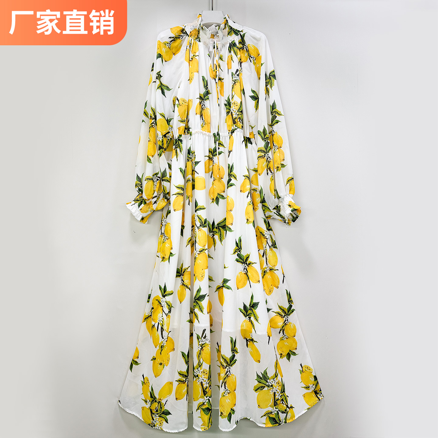 高级感碎花连衣裙仙女森系甜美