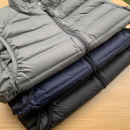 丝棉!90纯色棉衣!压胶分仓!600+蓬松度!冬季新款男羽绒棉马甲背心