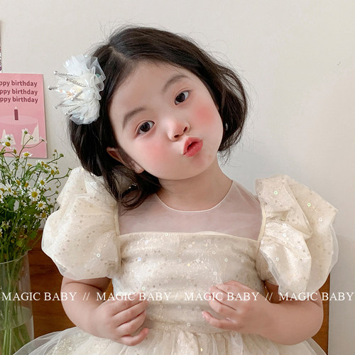 女宝宝生日皇冠头饰花童发饰