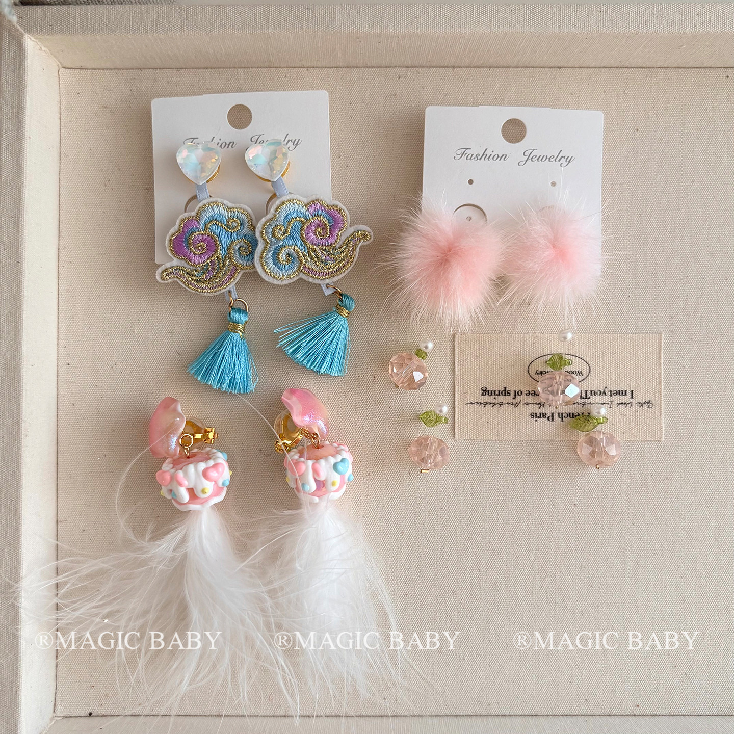 秋冬可爱粉色毛球流苏无耳洞耳夹甜美宝宝耳饰耳坠耳环饰品配饰,饰品/流行首饰/时尚饰品新,耳夹,淘宝优惠券,粉丝福利购,淘宝优惠卷