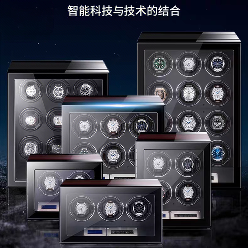 德国摇表器机械表遥控指纹锁转表器摇摆器转动放置器手表收纳盒